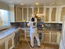 Cabinet and trim painting service